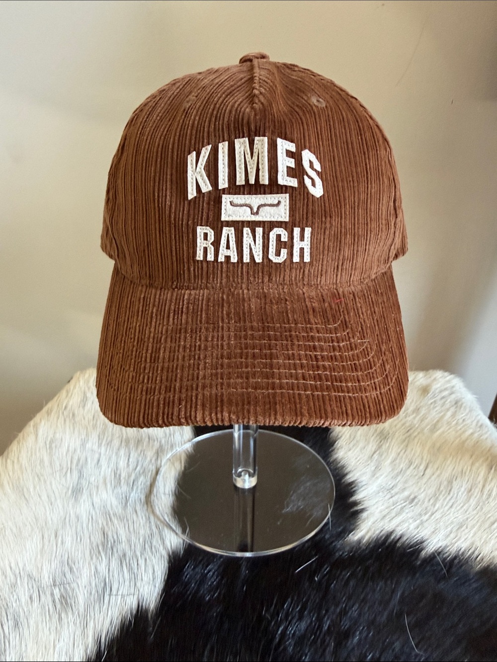 Kimes Ranch Brown Corduroy Baseball Hat